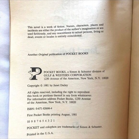 Vintage Romance Novels Books Paperback PB by Janet Dailey - Bundle Lot of 2 - Picture 9 of 9